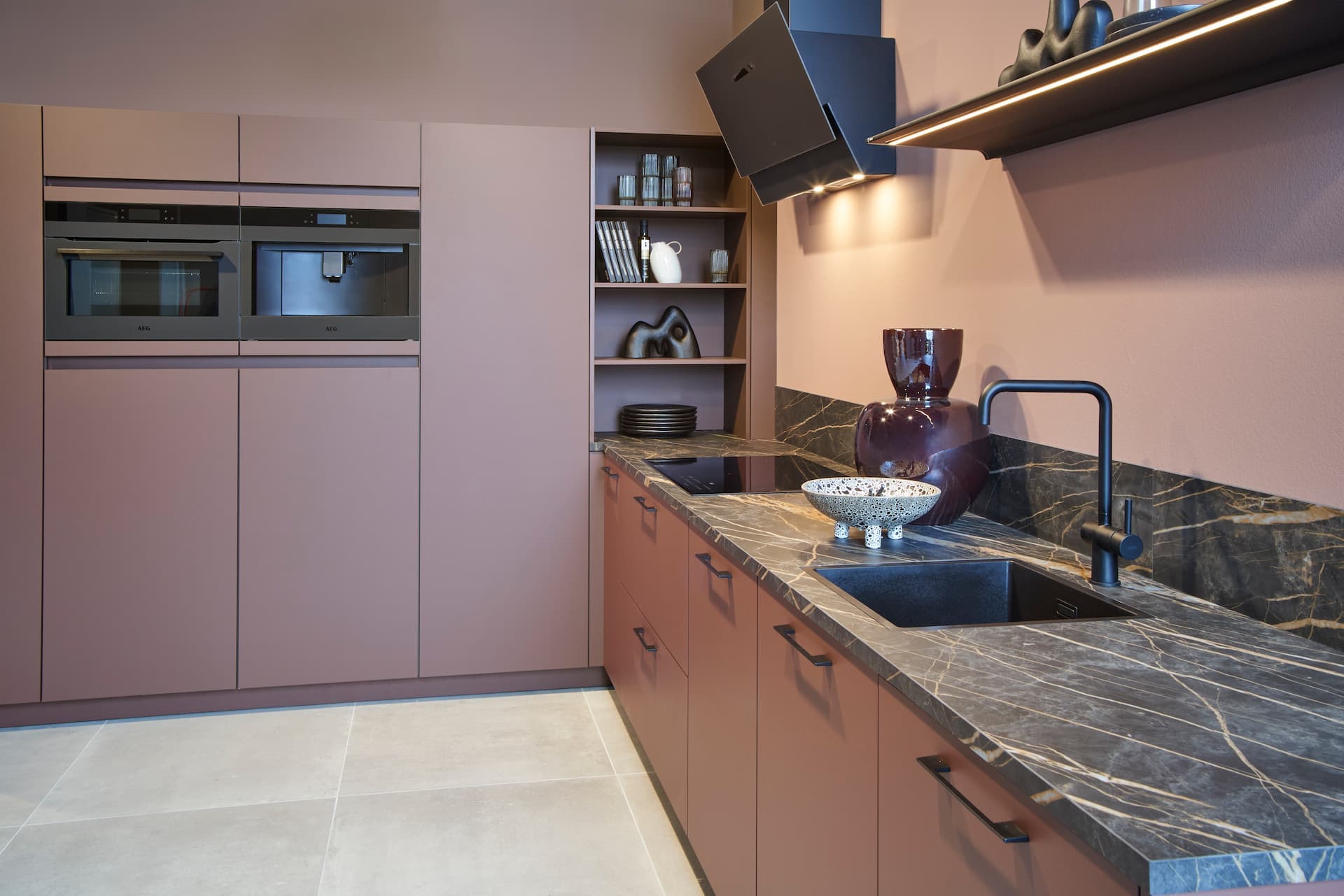 Afvalbakken in de keuken