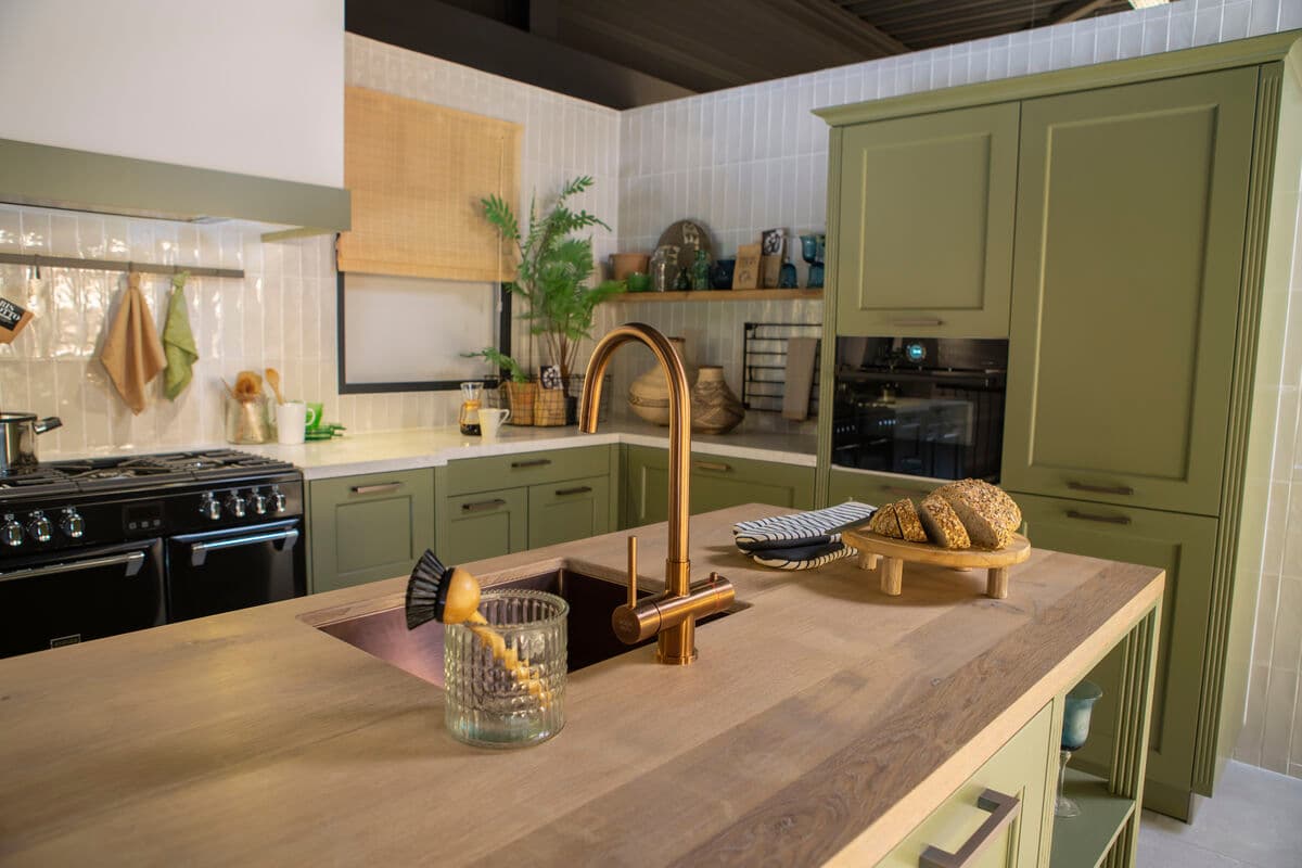 Houten aanrechtblad