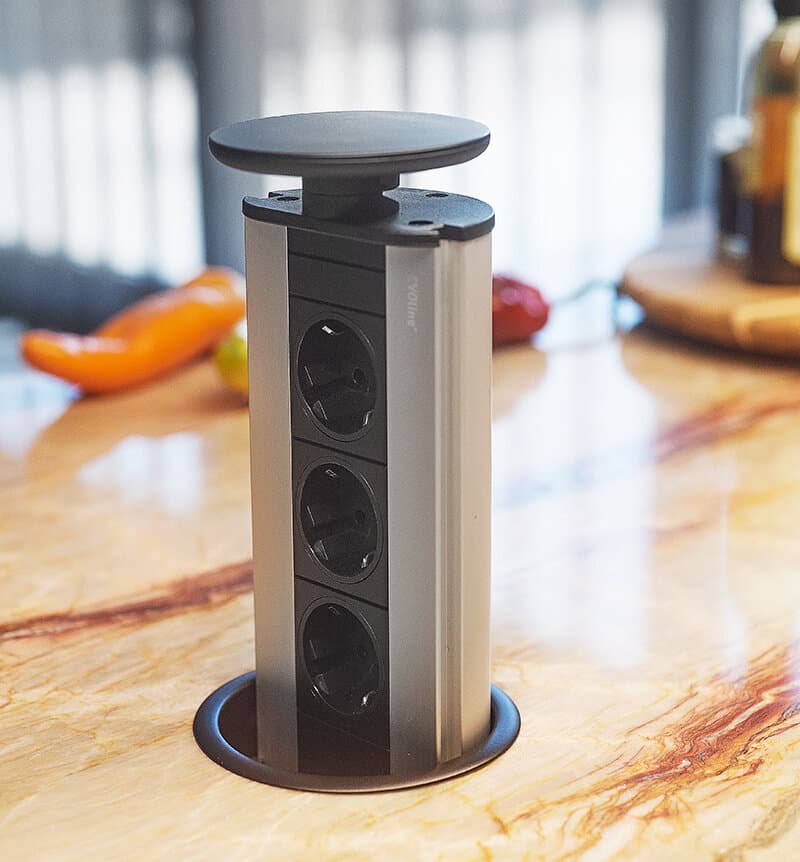 Stopcontact in werkblad