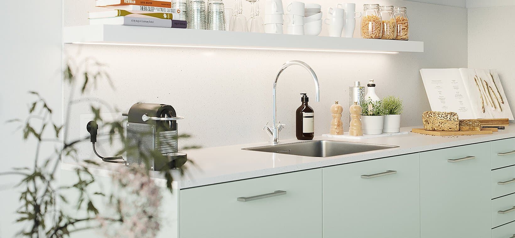 Trend: pastelkleuren in de keuken