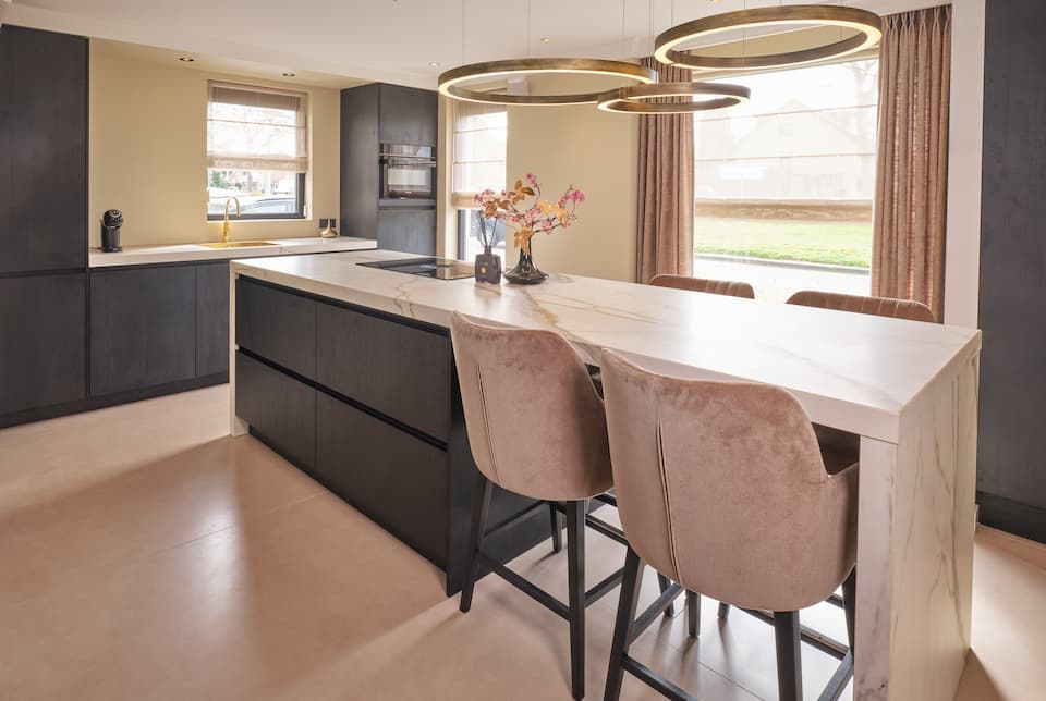 Kookeiland met bar