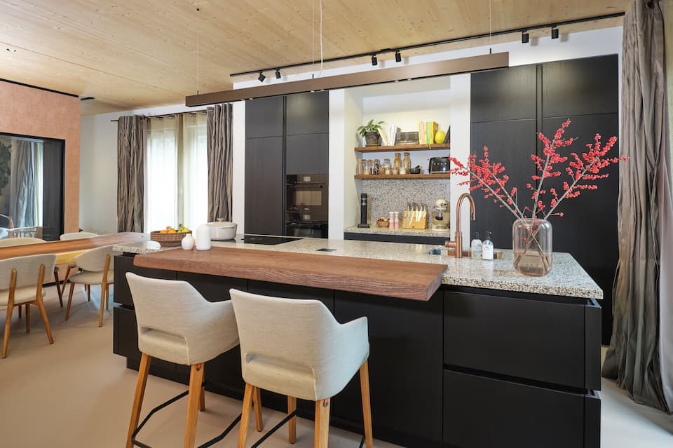 Kookeiland met bar