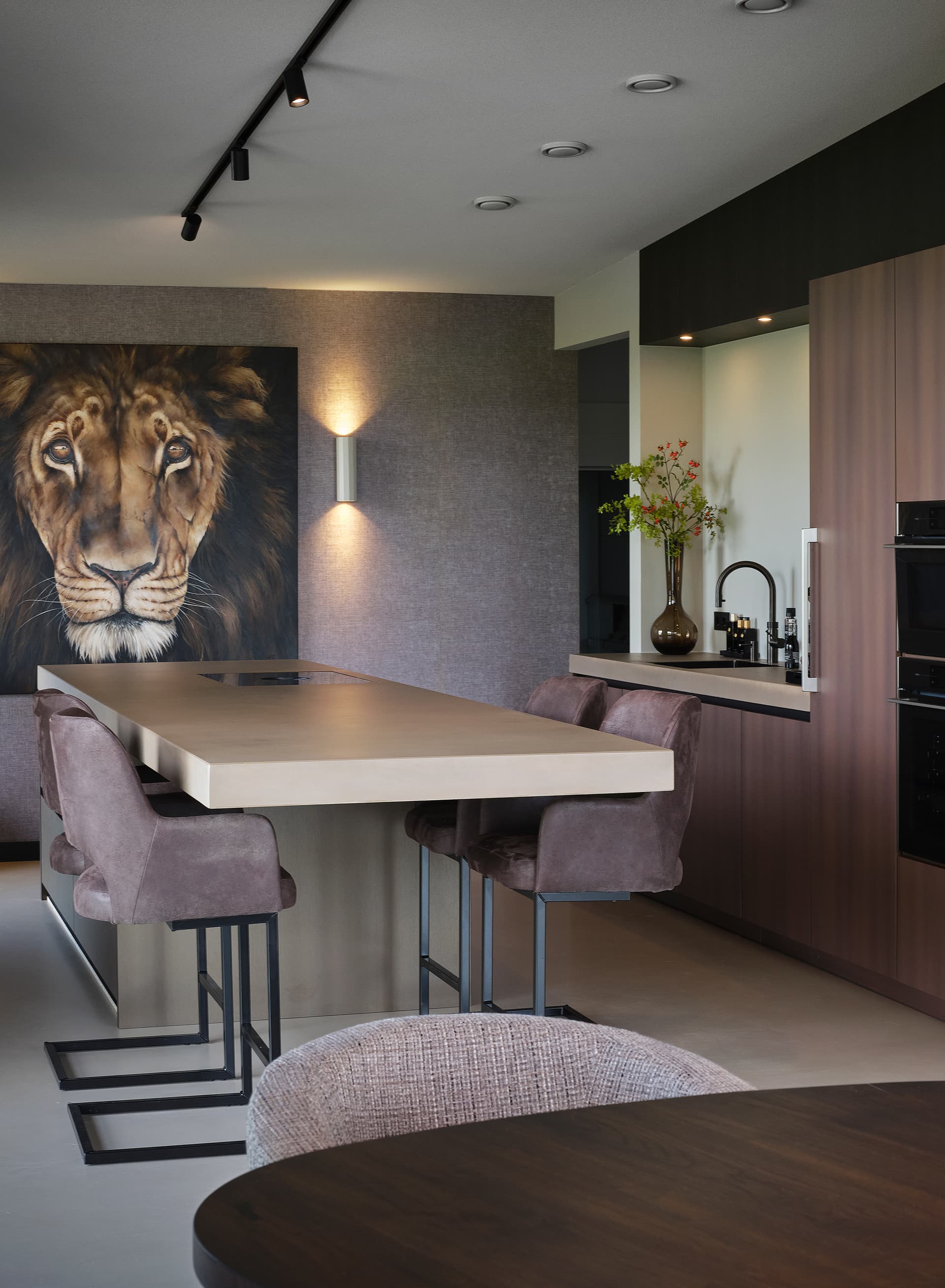 Eilandkeuken met bar
