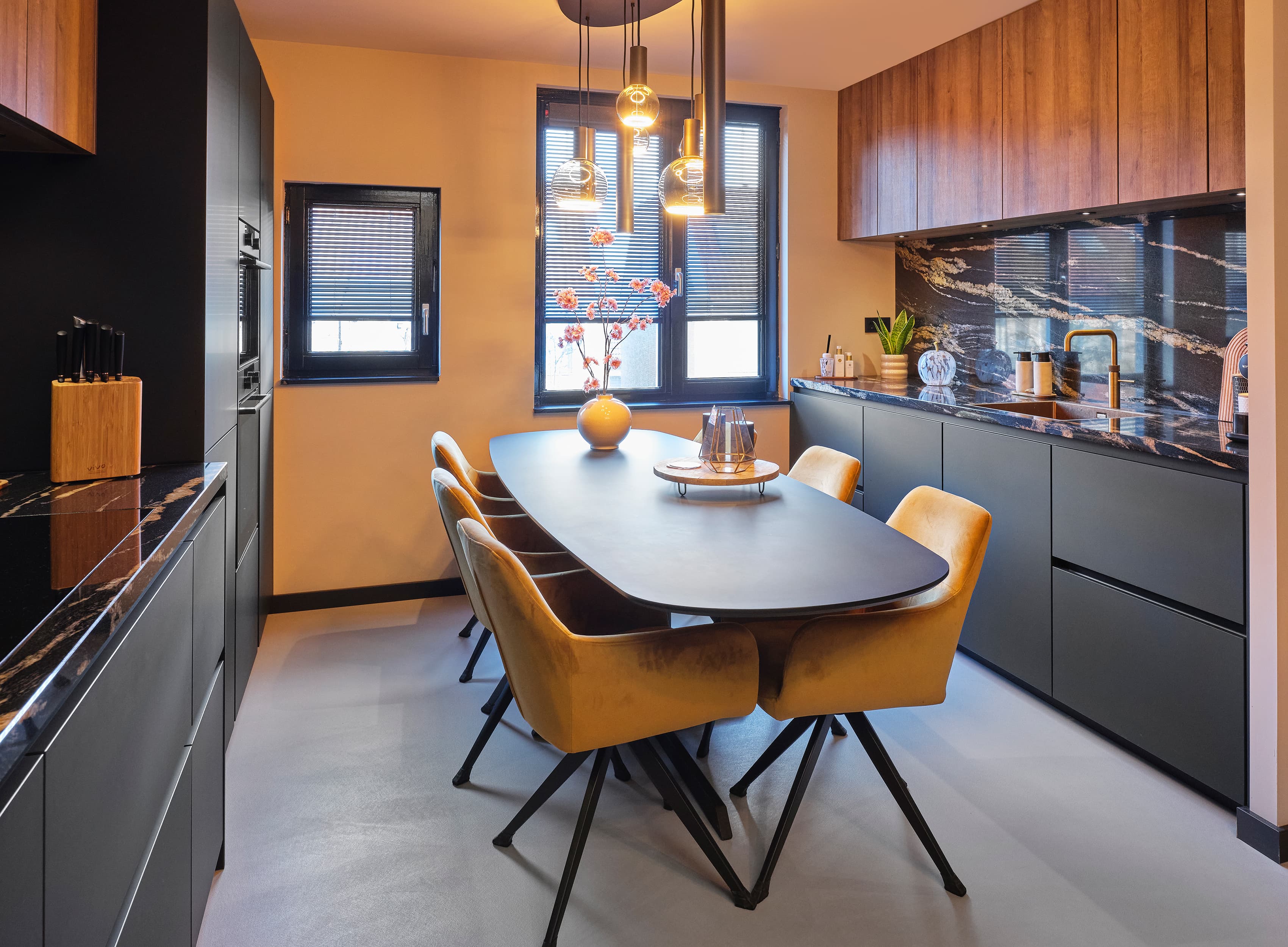 Hotel chique parallel keuken